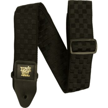 ERNIE BALL Sangle Jacquard Black Checkers