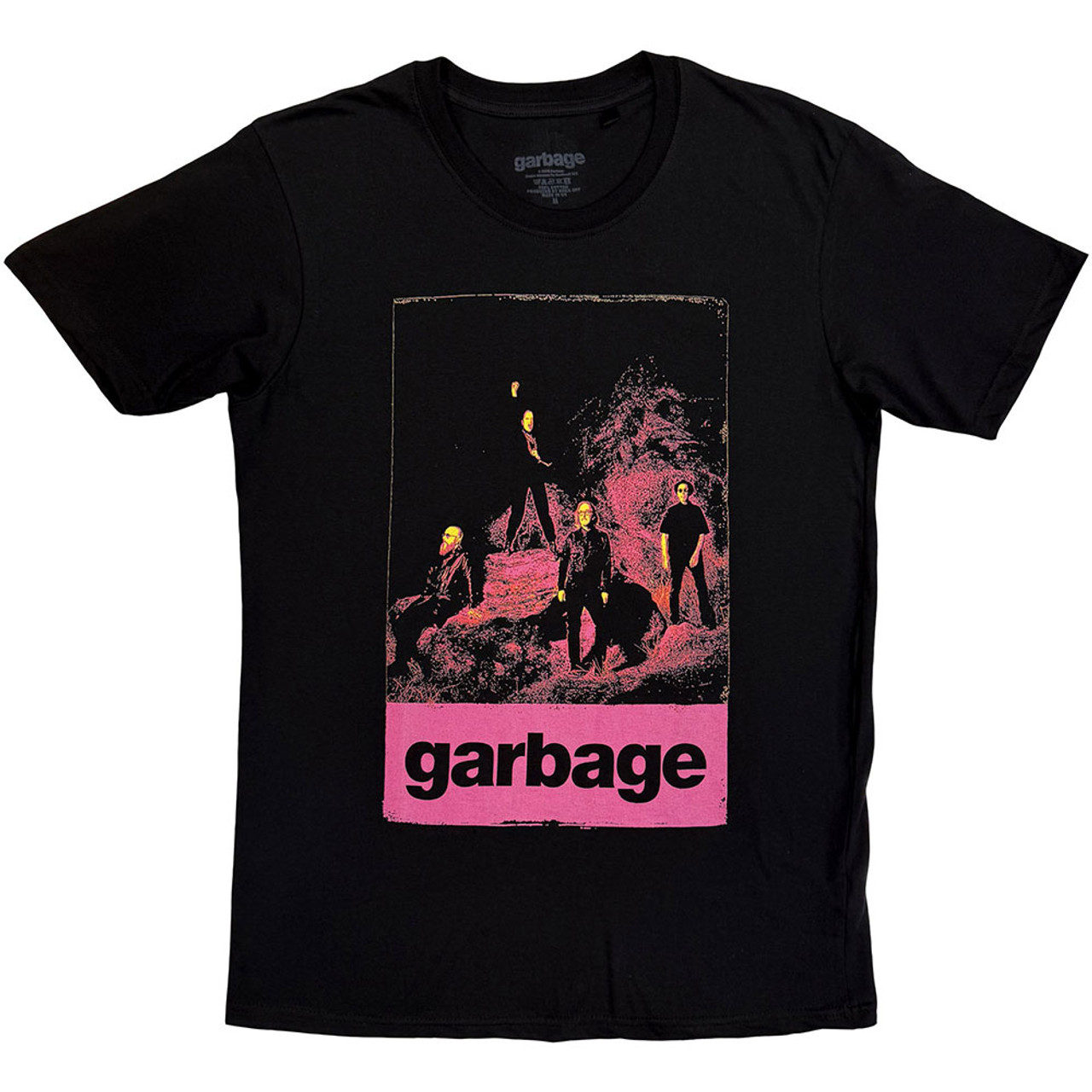 T-shirt GARBAGE Neon Band T-shirt GARBAGE Neon Band