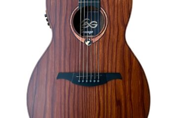 LAG Green Guitars Sauvage Parlor Electro