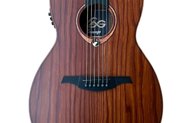 LAG Green Guitars Sauvage Parlor Electro