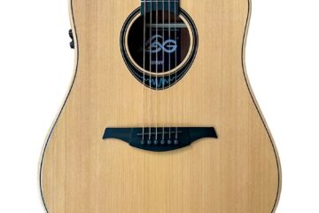 LAG Smart Guitar Bluewave 2 Dreadnought Pan Coupé Electro Naturel