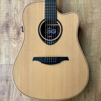 LAG Smart Guitar Bluewave 2 Dreadnought Pan Coupé Electro Naturel