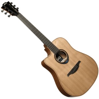 LAG Smart Guitar Bluewave 2 Dreadnought Pan Coupé Gaucher Electro Naturel