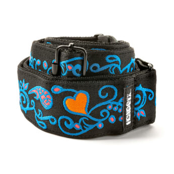 DUNLOP Jimi Hendrix Blacklight Monterey Blue Strap