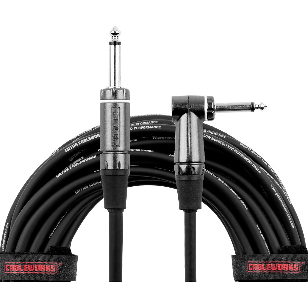 GATOR CABLEWORKS Câble Instrument Composer Droit Coudé GATOR CABLEWORKS Câble Instrument Composer Droit Coudé