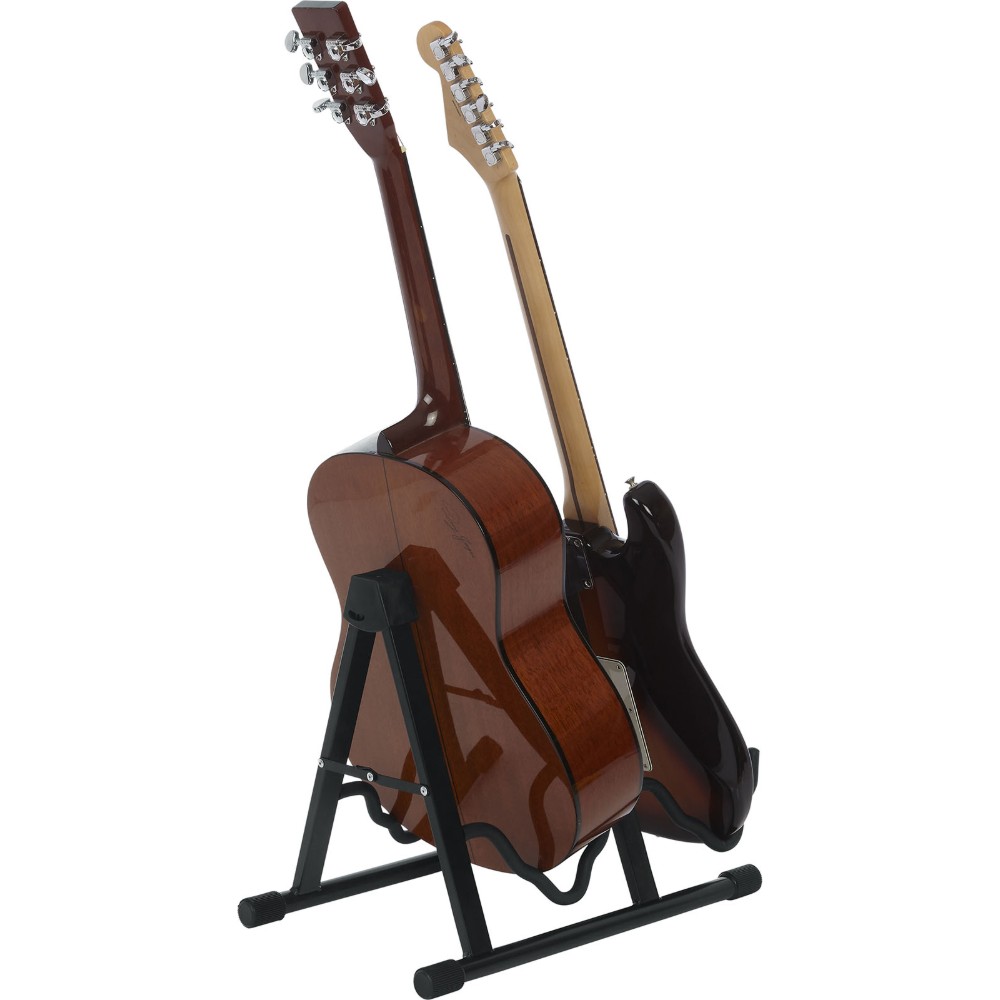 GATOR FRAMEWORKS Stand Double Guitare Universel GATOR FRAMEWORKS Stand Double Guitare Universel