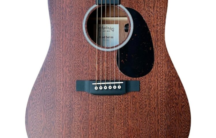 MARTIN D-10E Sapele Satin Clear