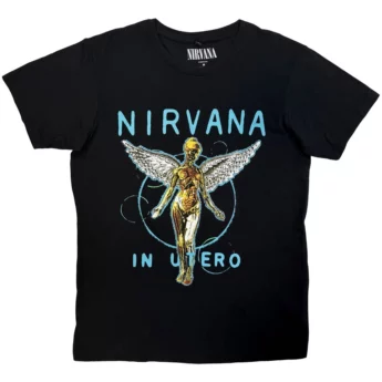 T-shirt NIRVANA In Utero Neon Blue