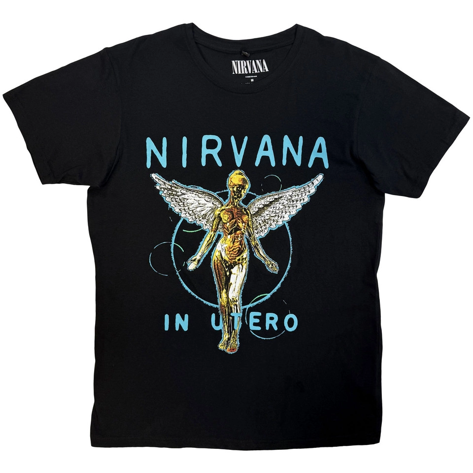 T-shirt NIRVANA In Utero Neon Blue T-shirt NIRVANA In Utero Neon Blue