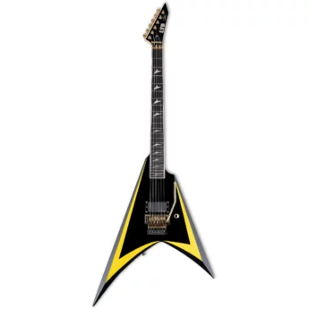 ESP LTD Alexi Laiho Arrowhead SE Black w Yellow Pinstripe