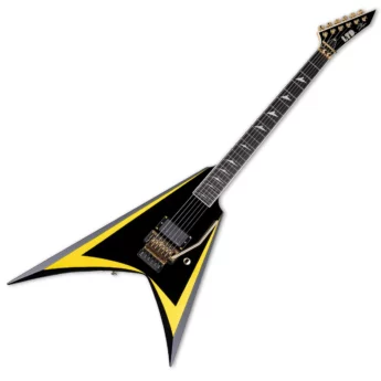 ESP LTD Alexi Laiho Arrowhead SE Black w Yellow Pinstripe