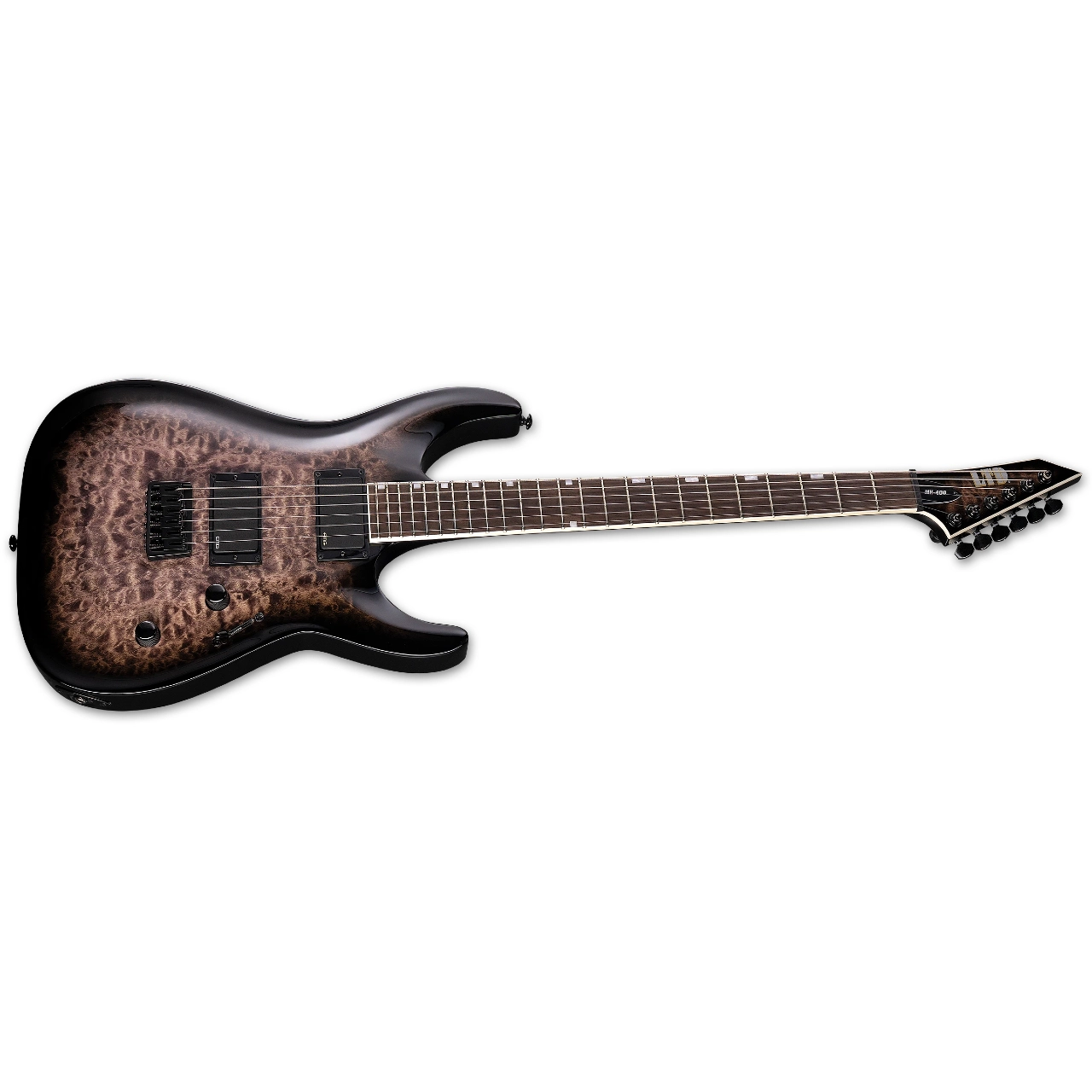 ESP LTD MH-400HT QM See Thru Black Sunburst beauty ESP LTD MH-400HT QM See Thru Black Sunburst