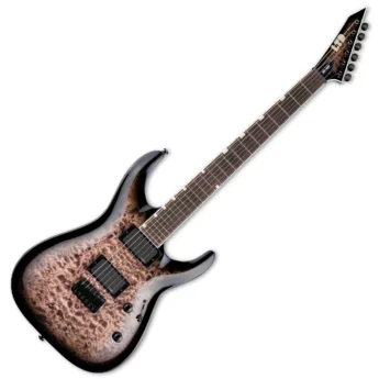 ESP LTD MH-400HT QM See Thru Black Sunburst