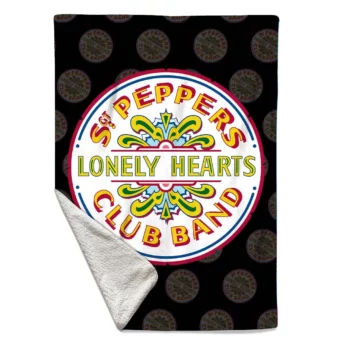 Plaid polaire THE BEATLES Sgt Pepper