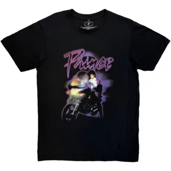 T-shirt PRINCE Purple Rain Logo Outline