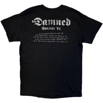 T-shirt THE DAMNED Distressed Logo EU Tour Summer 24