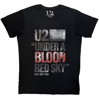 T-shirt U2 Blood Red Sky Live