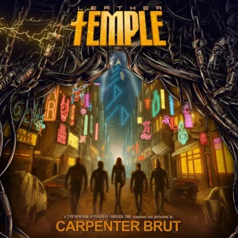 CARPENTER BRUT Leather Temple