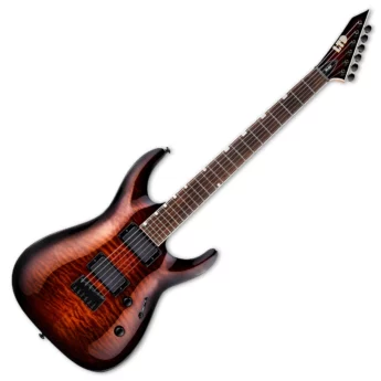 ESP LTD MH-200HT QM Dark Brown Sunburst