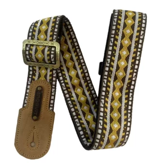 GROOVIT Sangle Jacquard Mosaïque Dorée