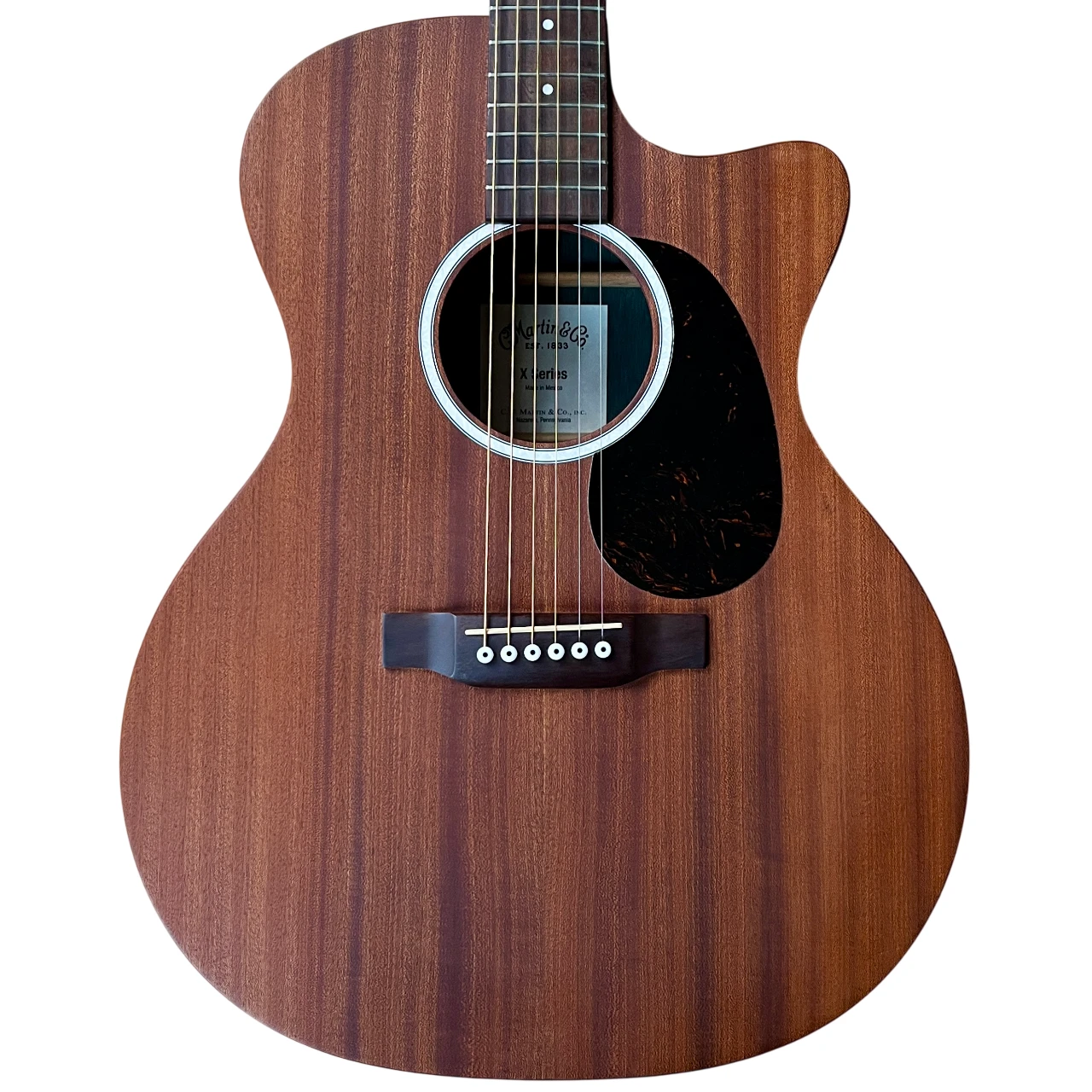 MARTIN GPC-X2E Satin Macassar