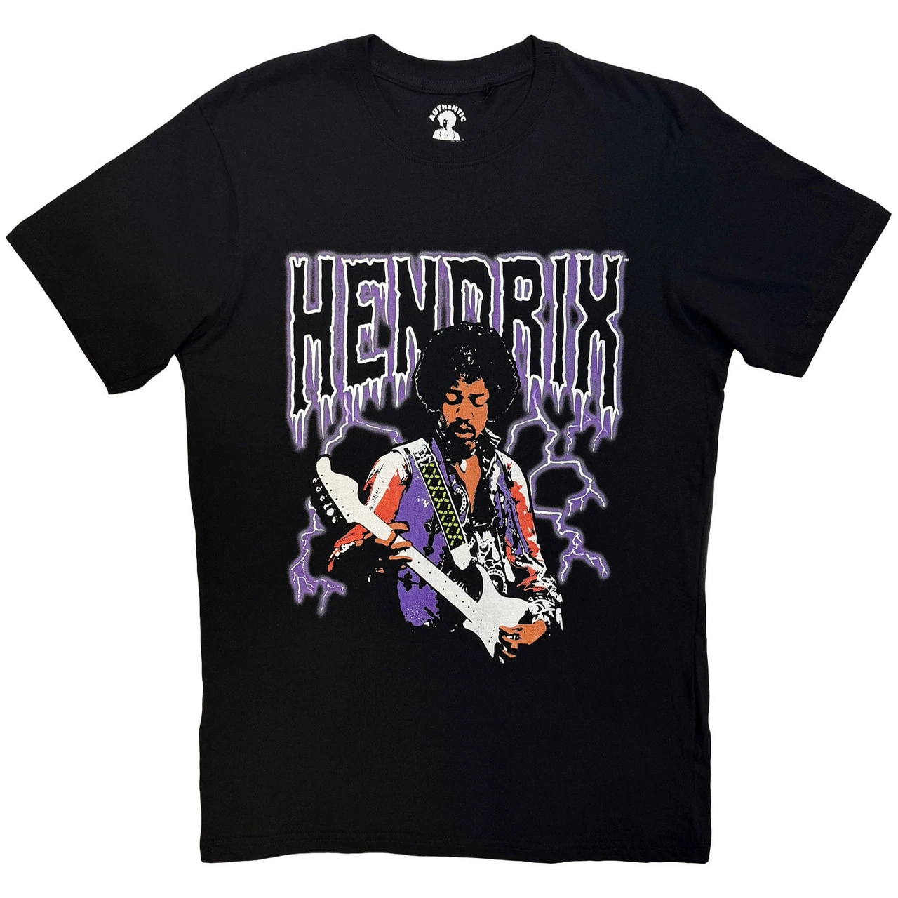 T-shirt JIMI HENDRIX Lightning T-shirt JIMI HENDRIX Lightning