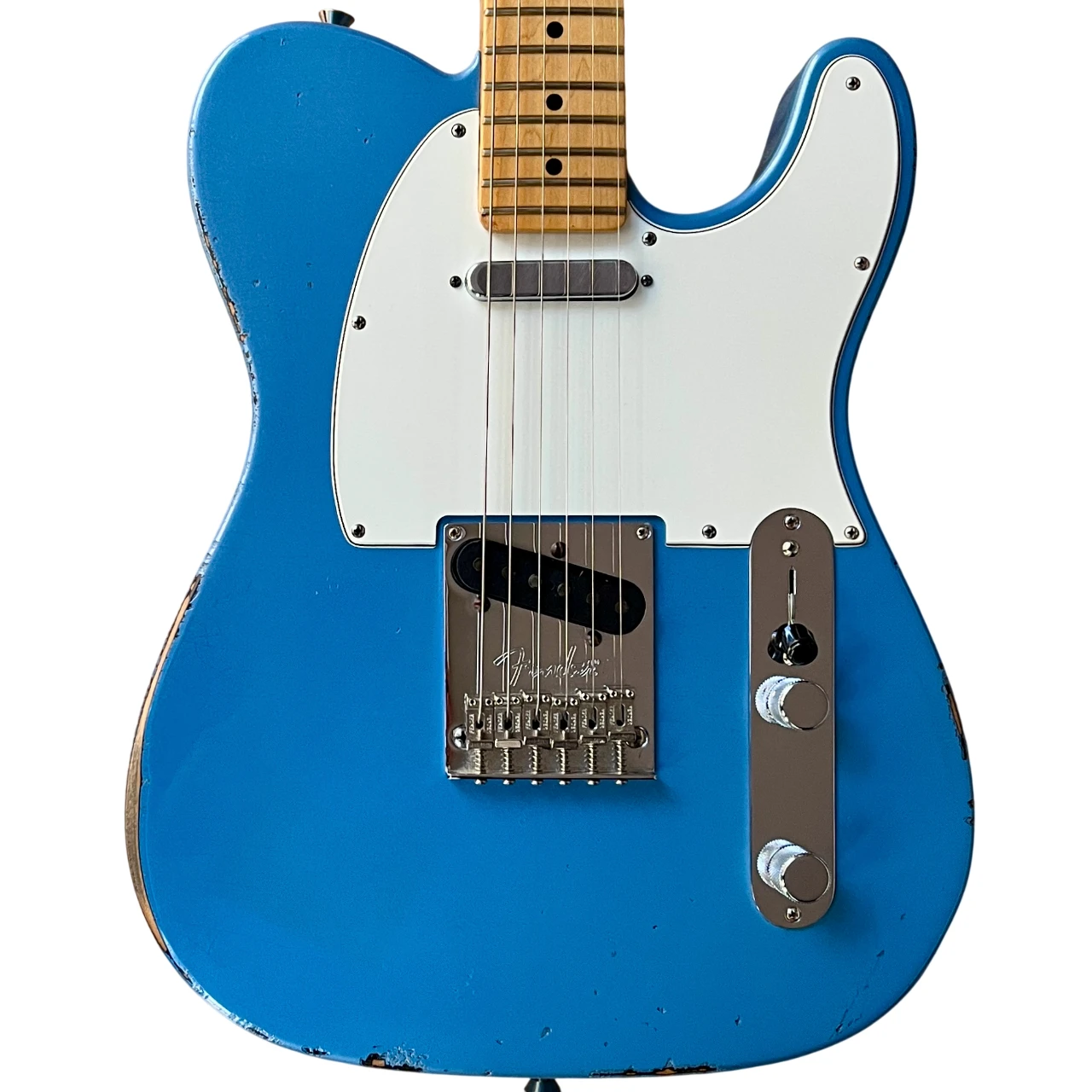 FENDER USA Custom American Standard Telecaster Pelham Blue Relic - IMG_2795-1 FENDER USA Custom American Standard Telecaster Pelham Blue Relic