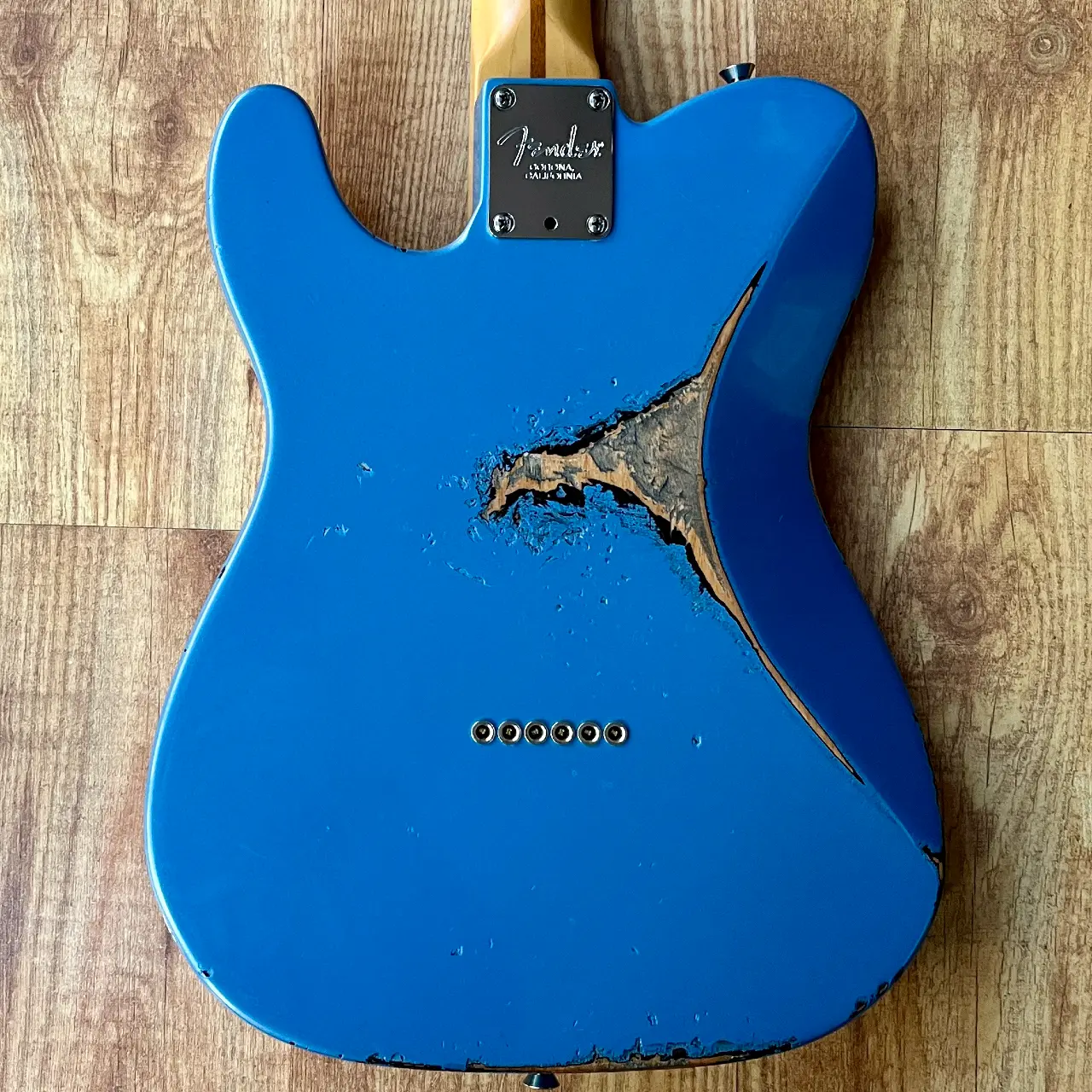 FENDER USA Custom American Standard Telecaster Pelham Blue Relic - IMG_2806 FENDER USA Custom American Standard Telecaster Pelham Blue Relic