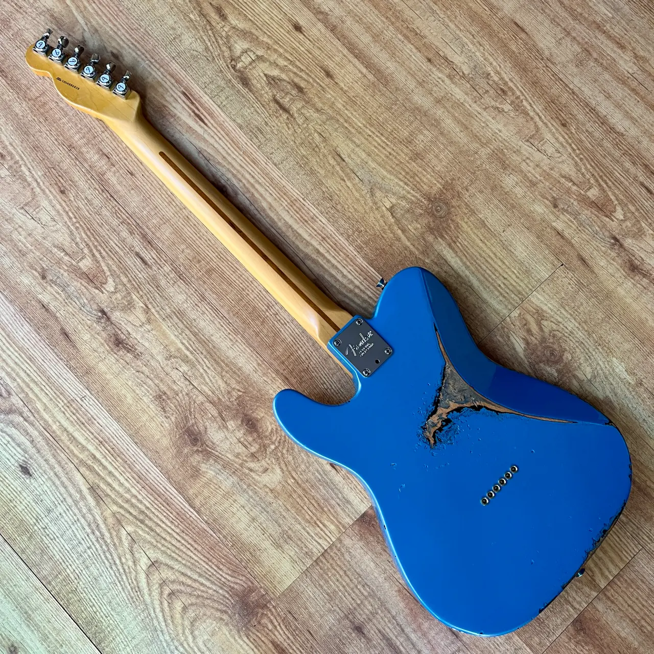 FENDER USA Custom American Standard Telecaster Pelham Blue Relic - IMG_2807 FENDER USA Custom American Standard Telecaster Pelham Blue Relic