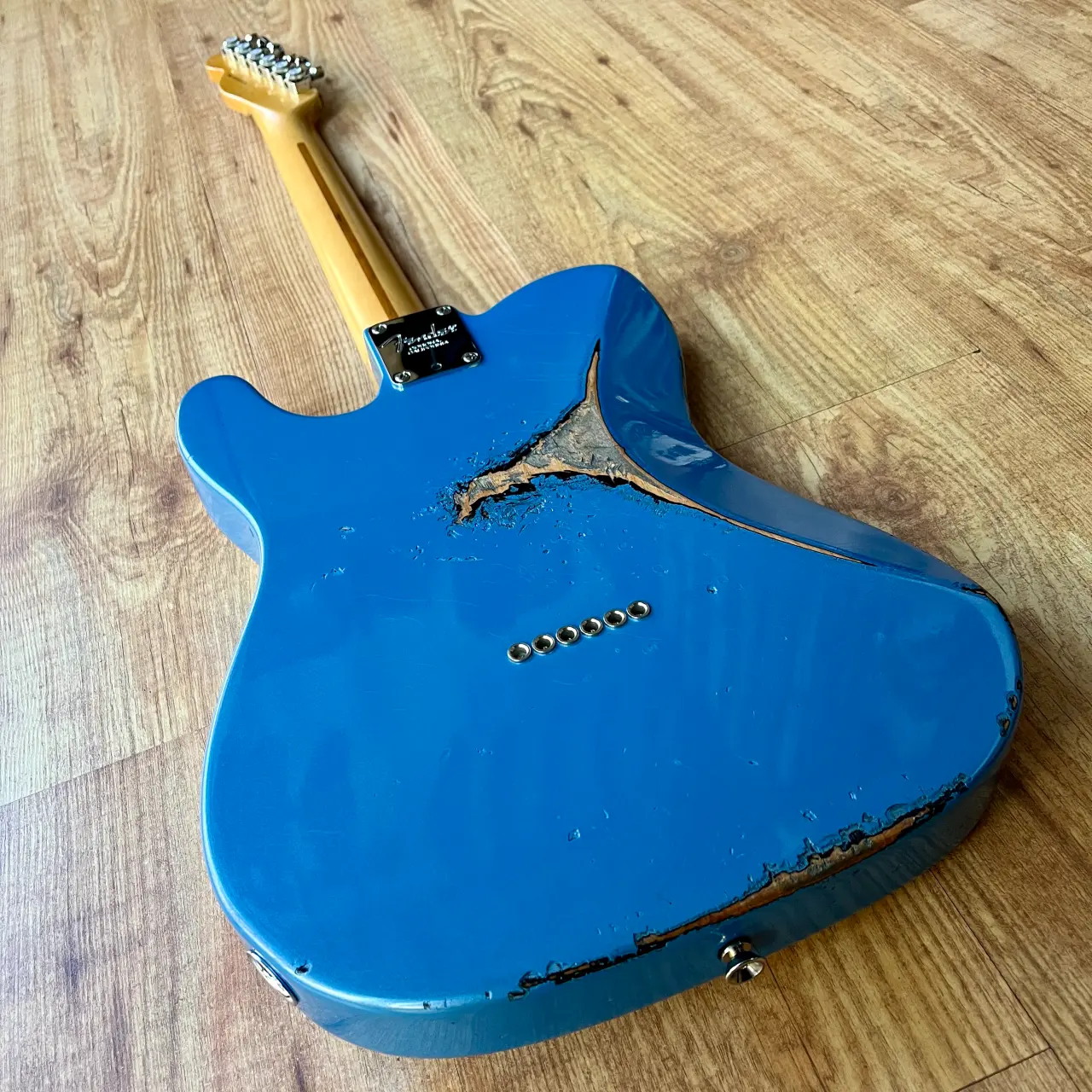 FENDER USA Custom American Standard Telecaster Pelham Blue Relic - IMG_2808 FENDER USA Custom American Standard Telecaster Pelham Blue Relic