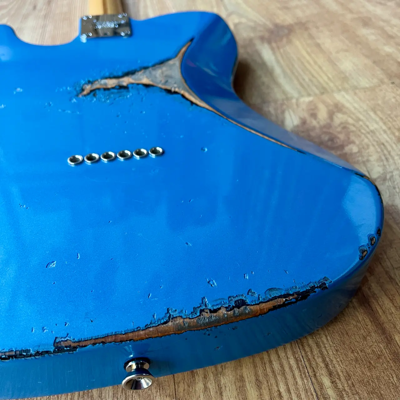 FENDER USA Custom American Standard Telecaster Pelham Blue Relic - IMG_2809 FENDER USA Custom American Standard Telecaster Pelham Blue Relic