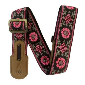 GROOVIT Sangle Jacquard Pétales Fuchsia
