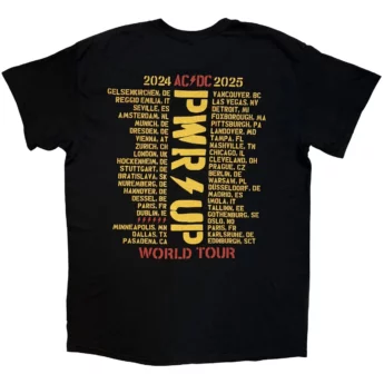 T-shirt AC/DC PWR-UP Logo World Tour '24-'25