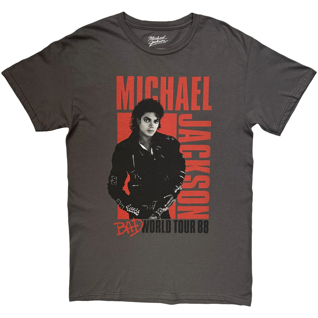 T-shirt MICHAEL JACKSON Bad World Tour '88 T-shirt MICHAEL JACKSON Bad World Tour '88