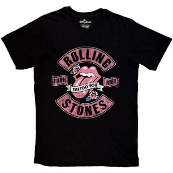 T-shirt THE ROLLING STONES Tour 1981 Tattoo You