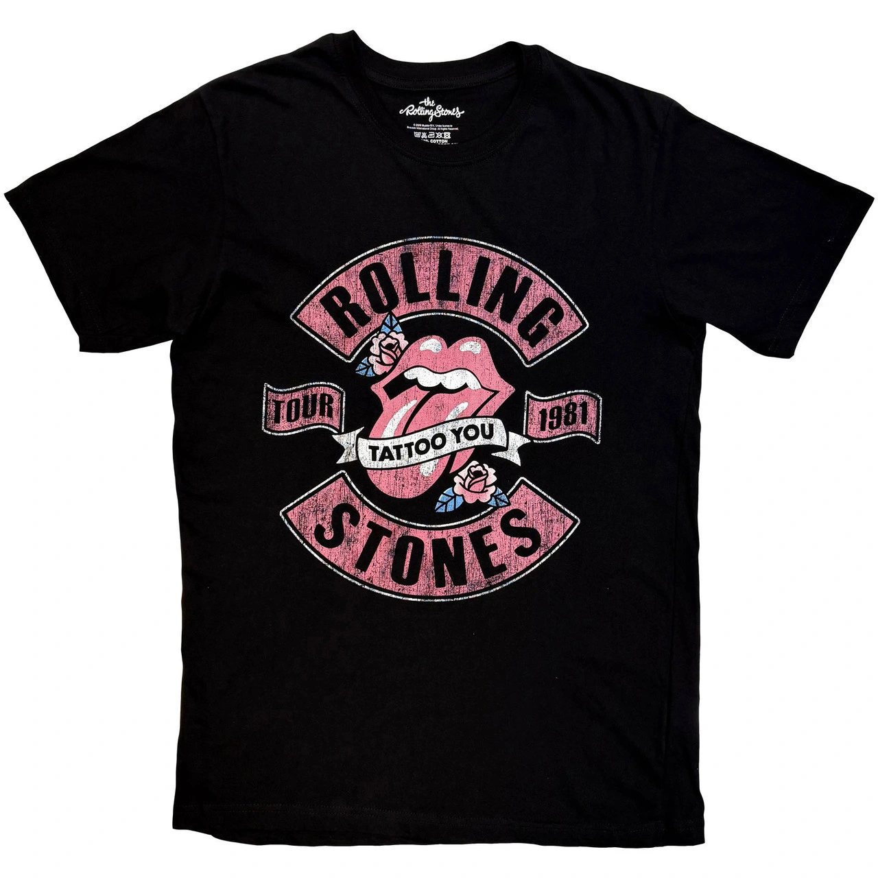 T-shirt THE ROLLING STONES Tour 1981 Tattoo You T-shirt THE ROLLING STONES Tour 1981 Tattoo You