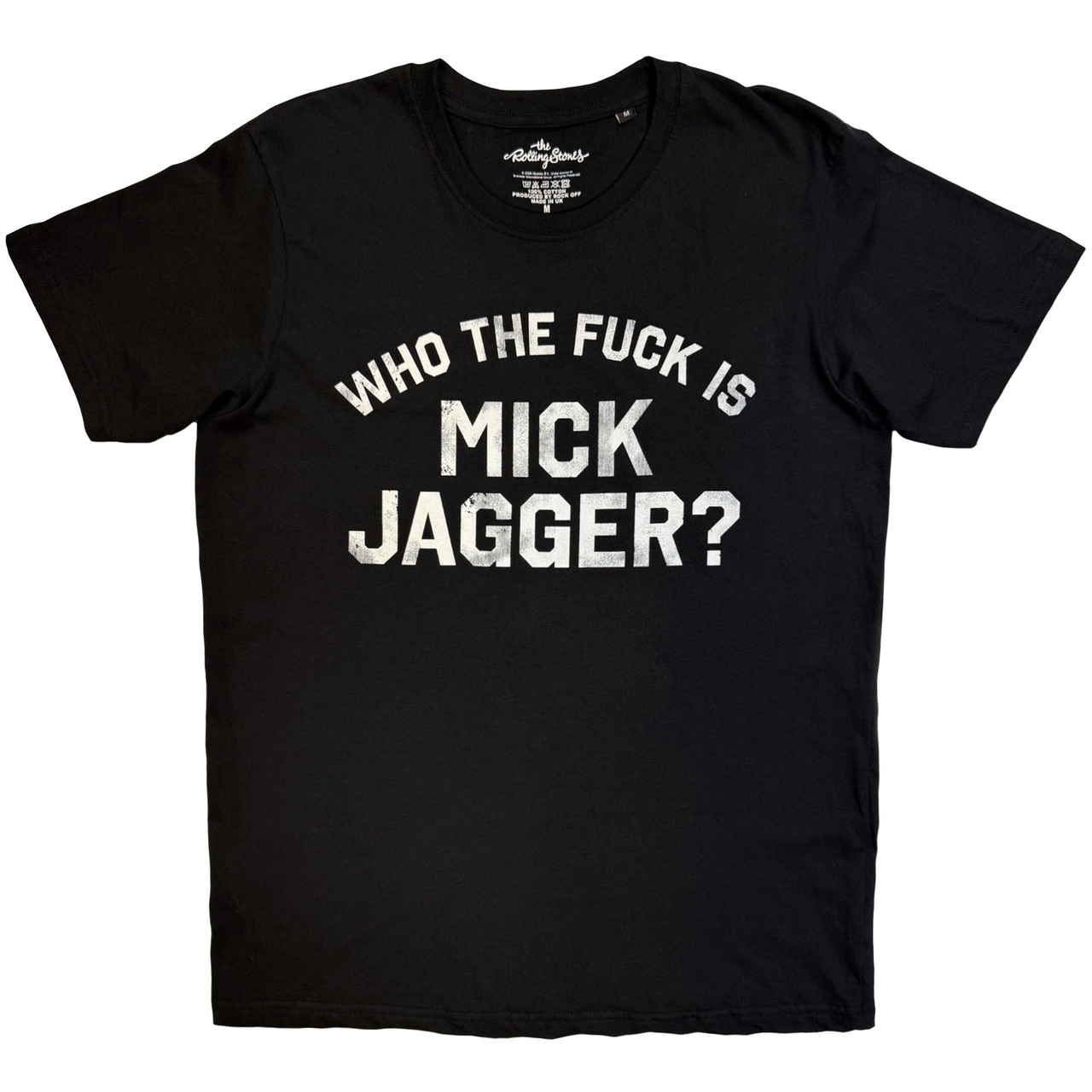 T-shirt THE ROLLING STONES Who The Fuck Is Mick Jagger T-shirt THE ROLLING STONES Who The Fuck Is Mick Jagger
