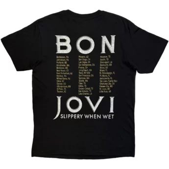 T-shirt BON JOVI Tour '87 Road Sign