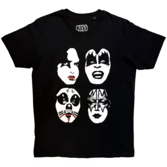 T-shirt KISS Stacked Faces