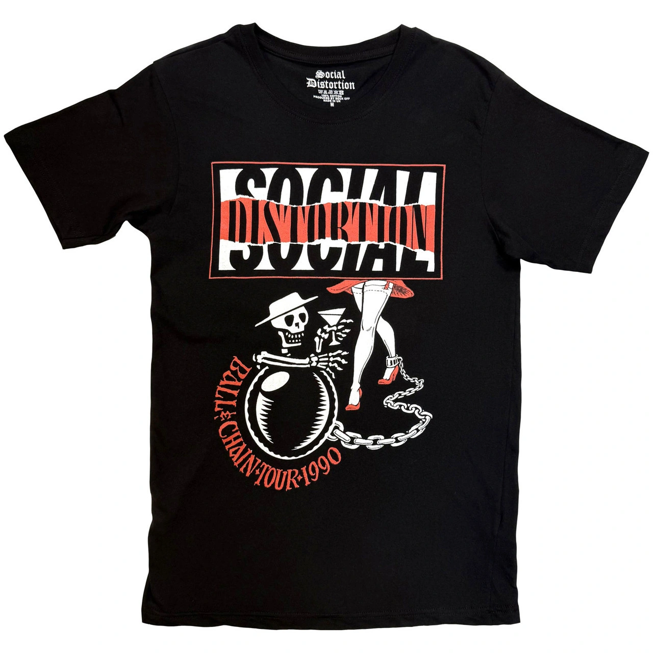 T-shirt SOCIAL DISTORTION Ball and Chain T-shirt SOCIAL DISTORTION Ball and Chain