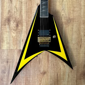 ESP LTD Alexi Laiho Arrowhead SE Black w/Yellow Pinstripe