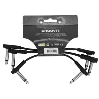 GROOVIT Pack 3 Cables Patch Plat 10 CM