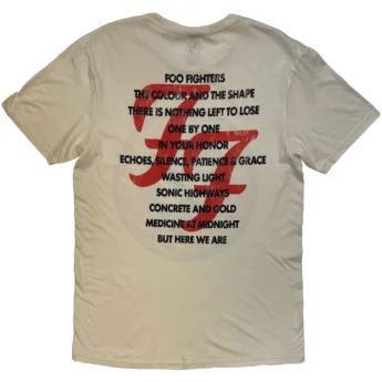 T-shirt FOO FIGHTERS 1995-2025 Albums