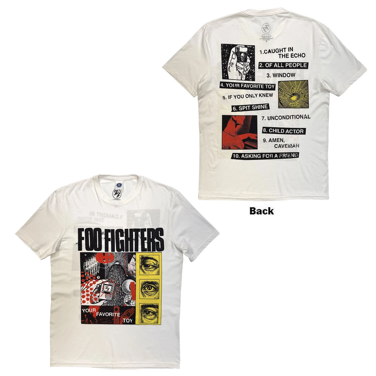 T-shirt FOO FIGHTERS Your Favourite Toy Album Tracklist T-shirt FOO FIGHTERS Your Favourite Toy Album Tracklist