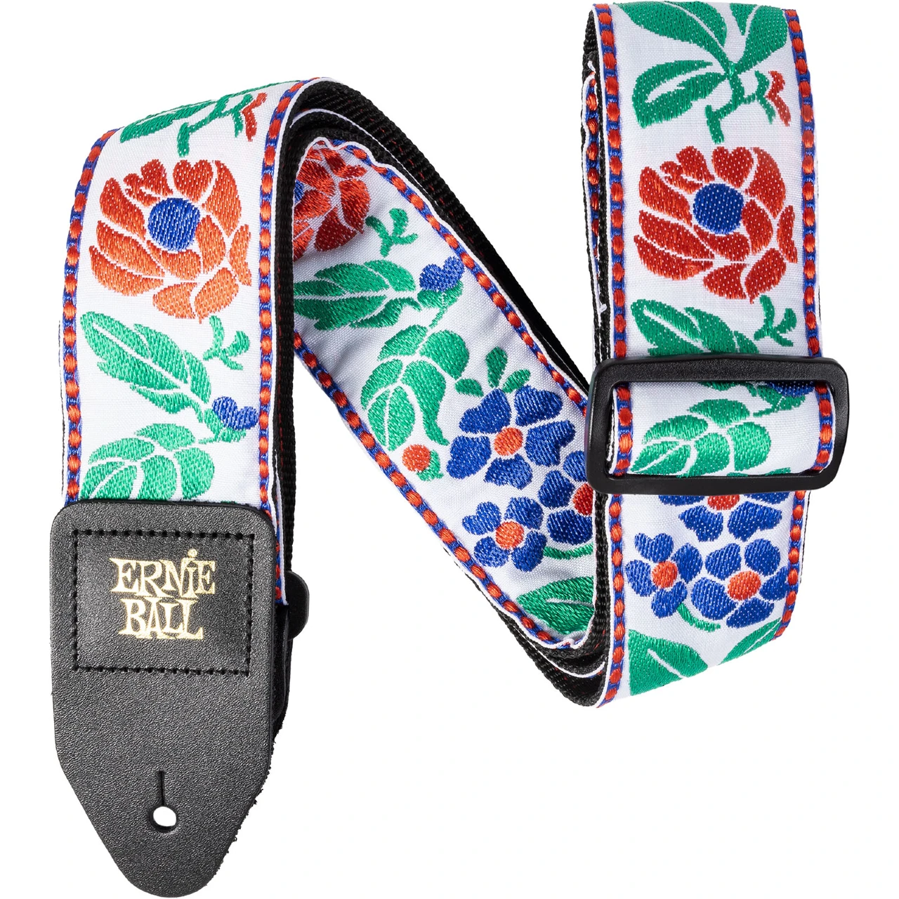 ERNIE BALL Sangle Jacquard Quilted Flora ERNIE BALL Sangle Jacquard Quilted Flora