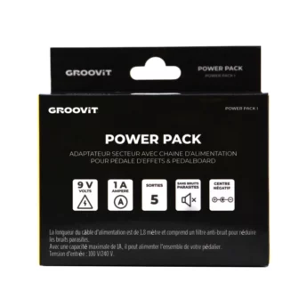GROOVIT Power Pack 9V 1A 5 Sorties