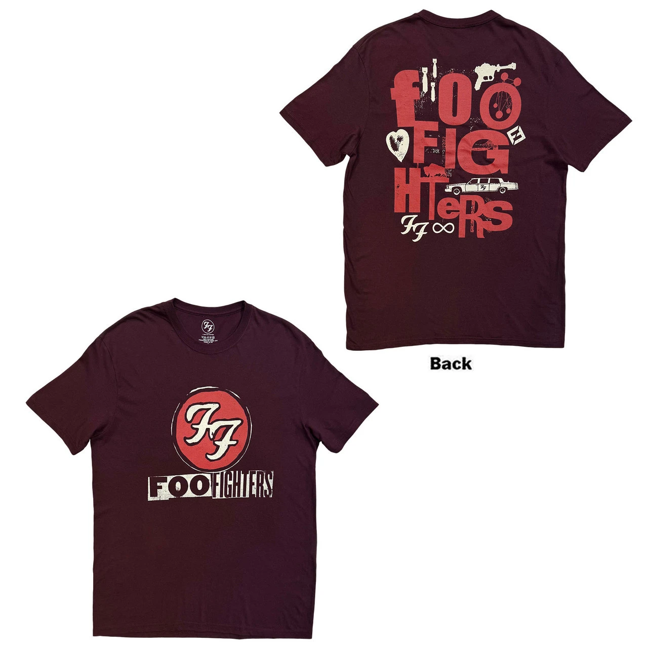 T-shirt FOO FIGHTERS Albums Symbols T-shirt FOO FIGHTERS Albums Symbols