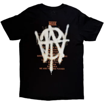 T-shirt MUSE Grafitti Tracklist