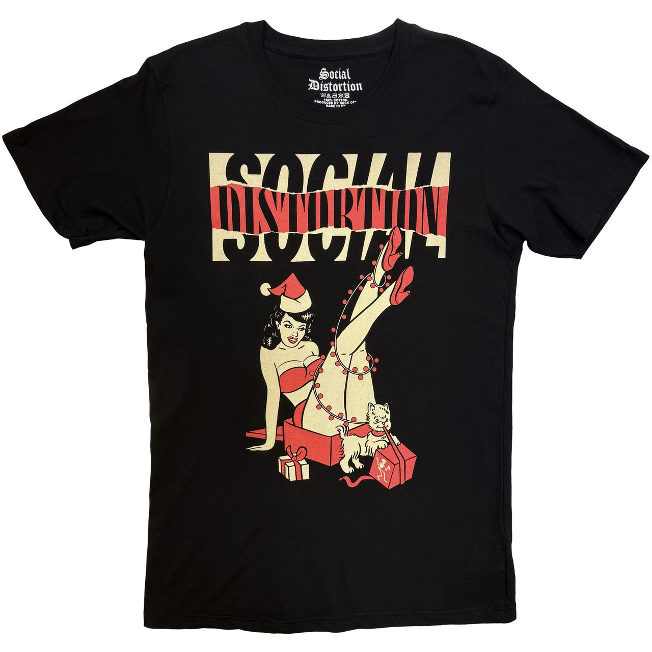 T-shirt SOCIAL DISTORTION Pin Up Holiday T-shirt SOCIAL DISTORTION Pin Up Holiday