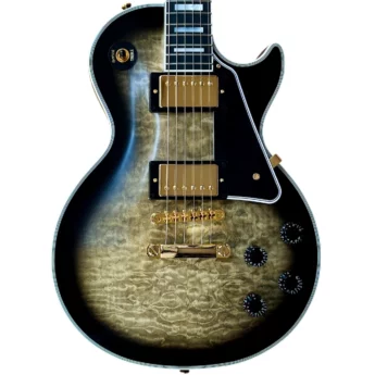 EPIPHONE IGC Les Paul Custom Quilt Cobra Burst